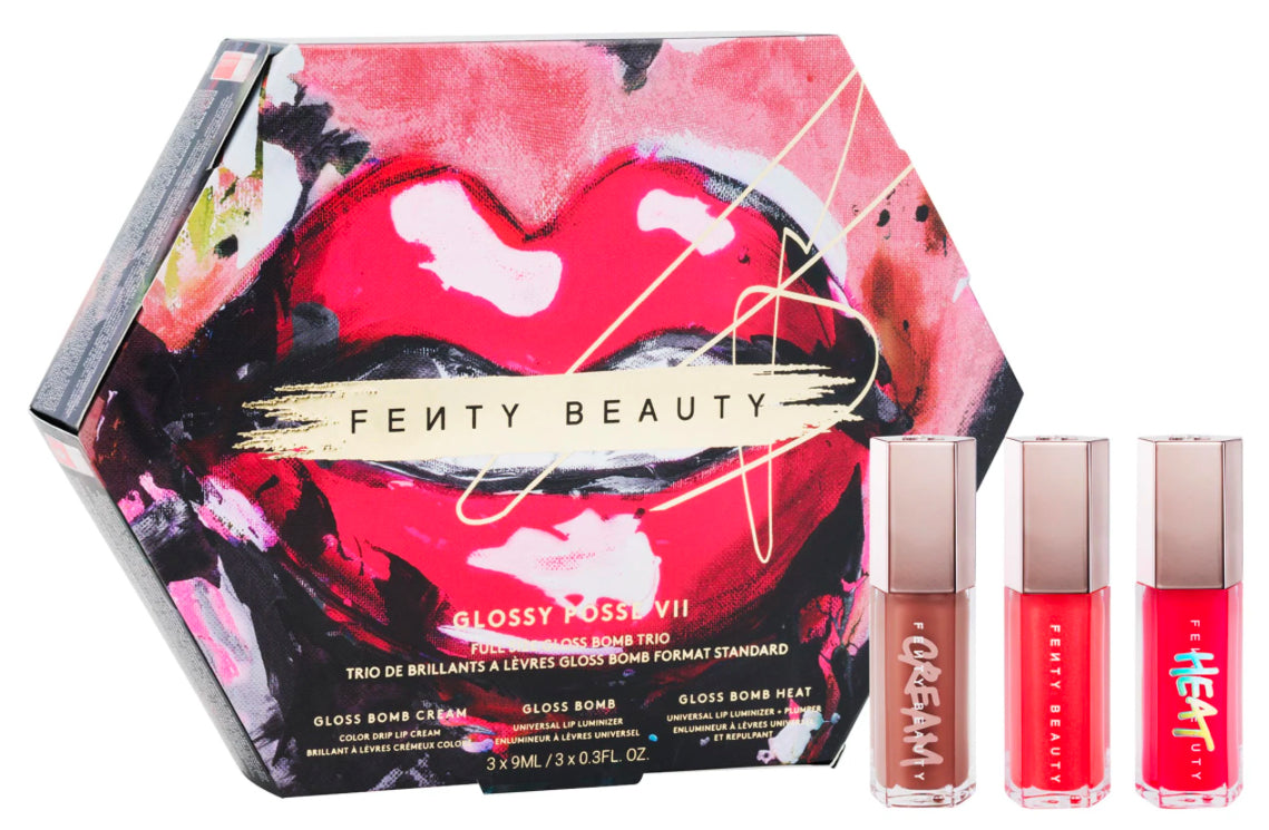 Glossy Posse VII Full-Size Gloss Bomb Trio- Fenty Beauty