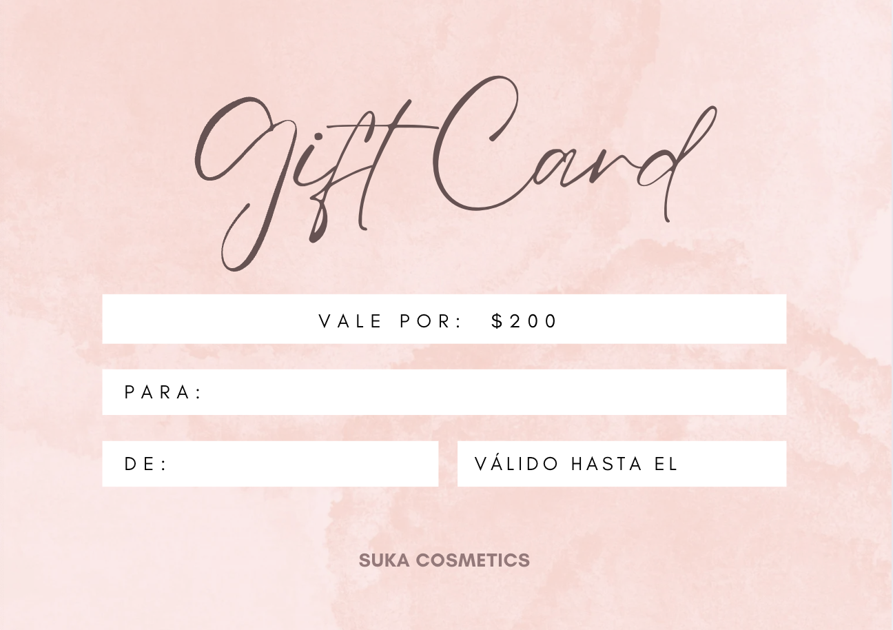 Gift Card | Suka Cosmetics