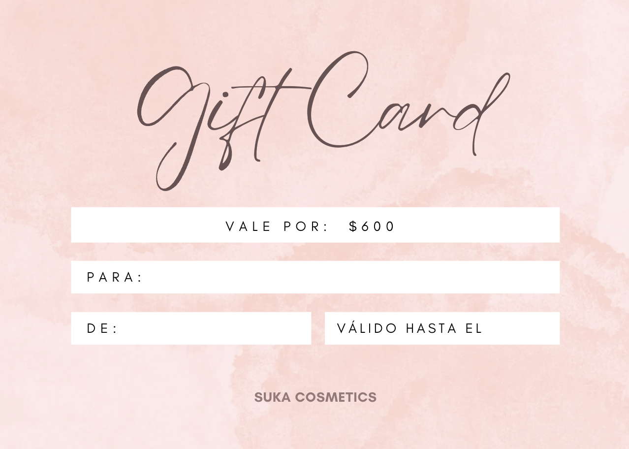 Gift Card | Suka Cosmetics
