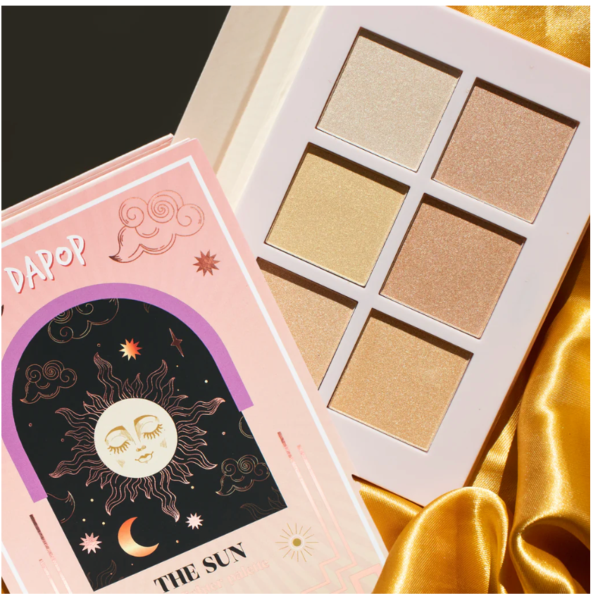 The sun highlighter palette - dapop