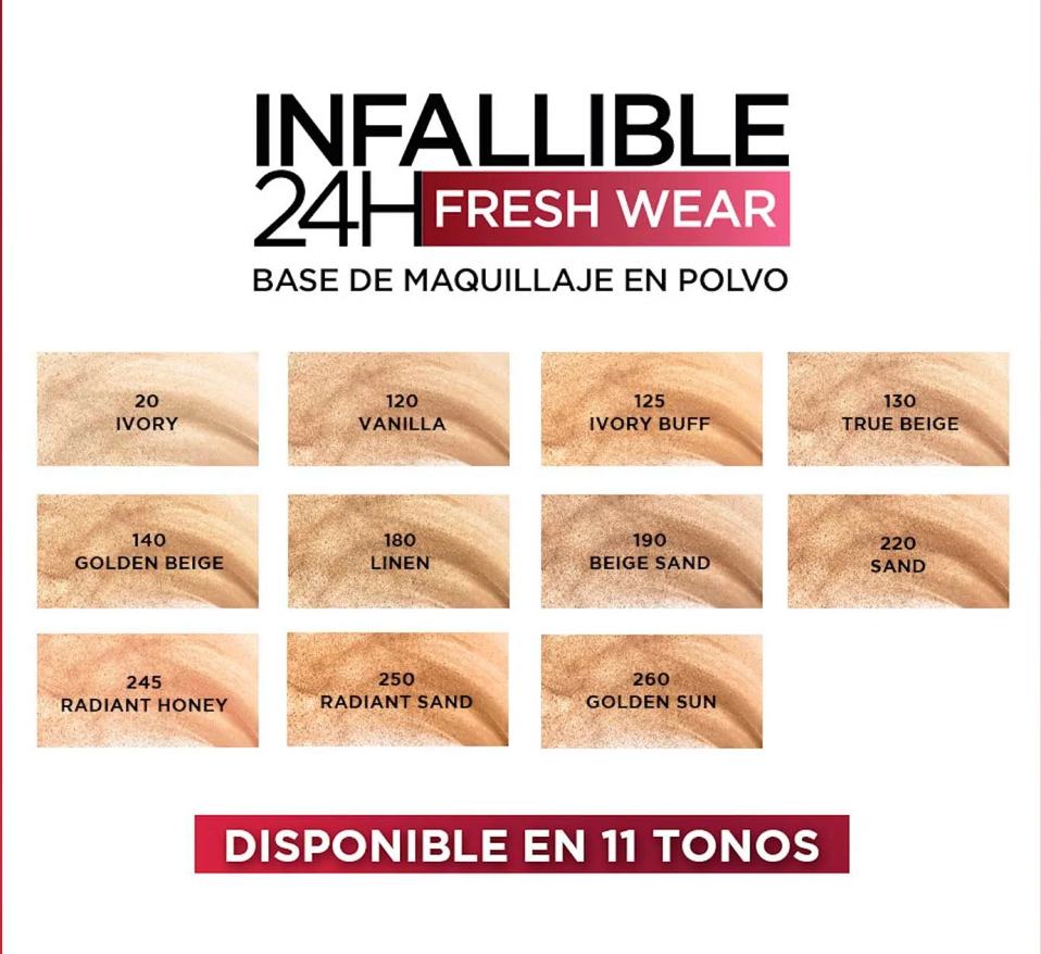 Base en polvo infallible - L´oreal