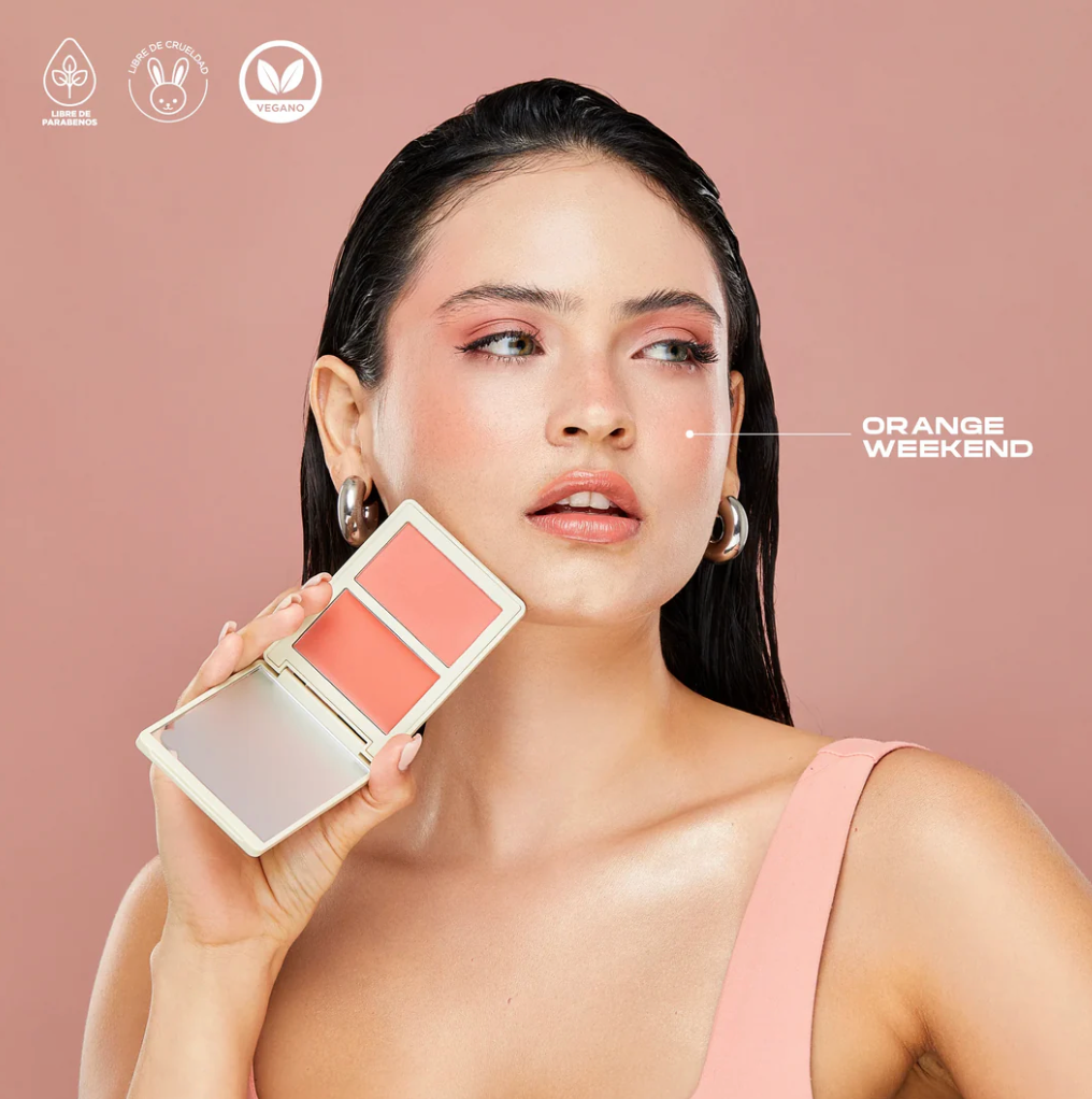 Rubor en duo | crema y polvo - Atenea beauty
