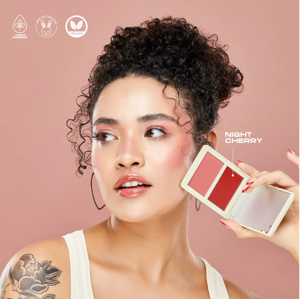 Rubor en duo | crema y polvo - Atenea beauty